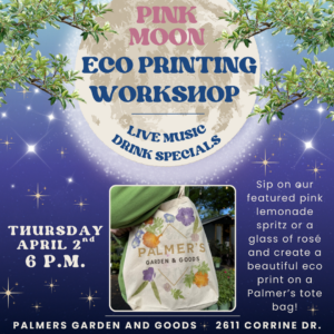 Pink Moon Eco Printing Workshop