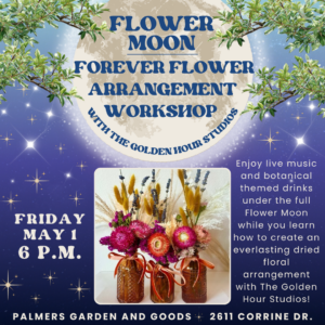 Flower Moon Forever Flower Arrangement Workshop